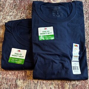 Fruit of the Loom Men’s Navy Tees